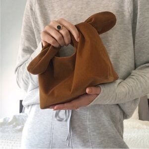 Merit Brown Corduroy Cosmetic Bag